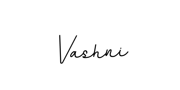 You should practise on your own different ways (BallpointsItalic-DORy9) to write your name (Vashni) in signature. don't let someone else do it for you. Vashni signature style 11 images and pictures png