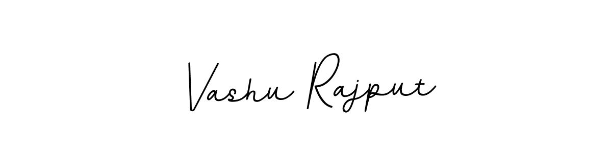 Design your own signature with our free online signature maker. With this signature software, you can create a handwritten (BallpointsItalic-DORy9) signature for name Vashu Rajput. Vashu Rajput signature style 11 images and pictures png