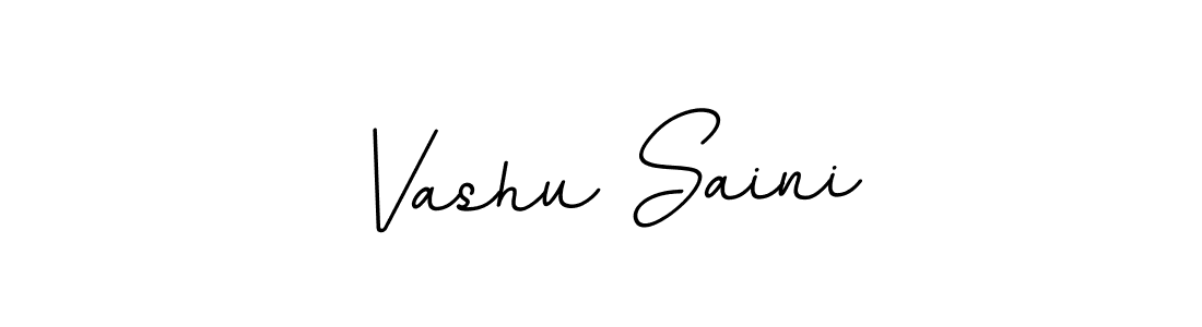 Make a beautiful signature design for name Vashu Saini. Use this online signature maker to create a handwritten signature for free. Vashu Saini signature style 11 images and pictures png