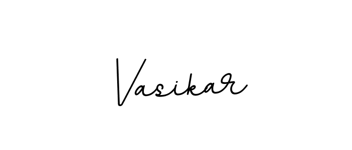 How to make Vasikar name signature. Use BallpointsItalic-DORy9 style for creating short signs online. This is the latest handwritten sign. Vasikar signature style 11 images and pictures png