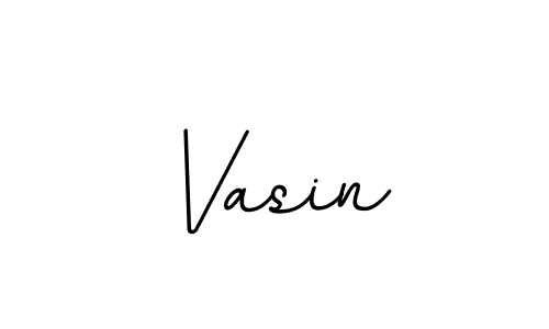 Design your own signature with our free online signature maker. With this signature software, you can create a handwritten (BallpointsItalic-DORy9) signature for name Vasin. Vasin signature style 11 images and pictures png