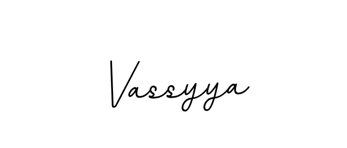 How to make Vassyya name signature. Use BallpointsItalic-DORy9 style for creating short signs online. This is the latest handwritten sign. Vassyya signature style 11 images and pictures png