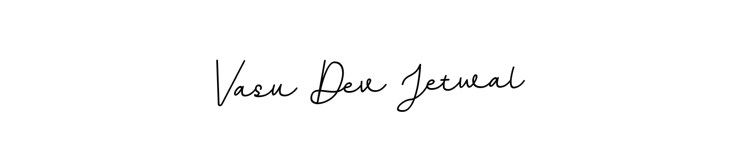 Use a signature maker to create a handwritten signature online. With this signature software, you can design (BallpointsItalic-DORy9) your own signature for name Vasu Dev Jetwal. Vasu Dev Jetwal signature style 11 images and pictures png