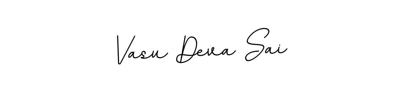 Make a beautiful signature design for name Vasu Deva Sai. With this signature (BallpointsItalic-DORy9) style, you can create a handwritten signature for free. Vasu Deva Sai signature style 11 images and pictures png