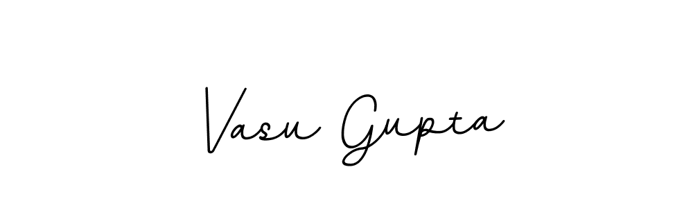 How to make Vasu Gupta name signature. Use BallpointsItalic-DORy9 style for creating short signs online. This is the latest handwritten sign. Vasu Gupta signature style 11 images and pictures png