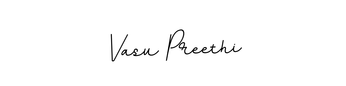 Also we have Vasu Preethi name is the best signature style. Create professional handwritten signature collection using BallpointsItalic-DORy9 autograph style. Vasu Preethi signature style 11 images and pictures png