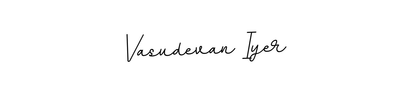 How to make Vasudevan Iyer name signature. Use BallpointsItalic-DORy9 style for creating short signs online. This is the latest handwritten sign. Vasudevan Iyer signature style 11 images and pictures png