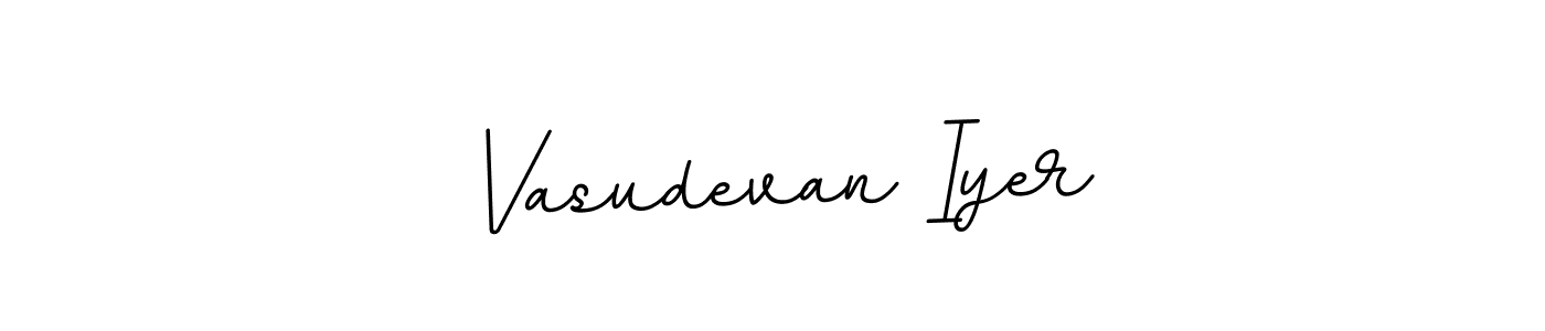 How to make Vasudevan Iyer name signature. Use BallpointsItalic-DORy9 style for creating short signs online. This is the latest handwritten sign. Vasudevan Iyer signature style 11 images and pictures png