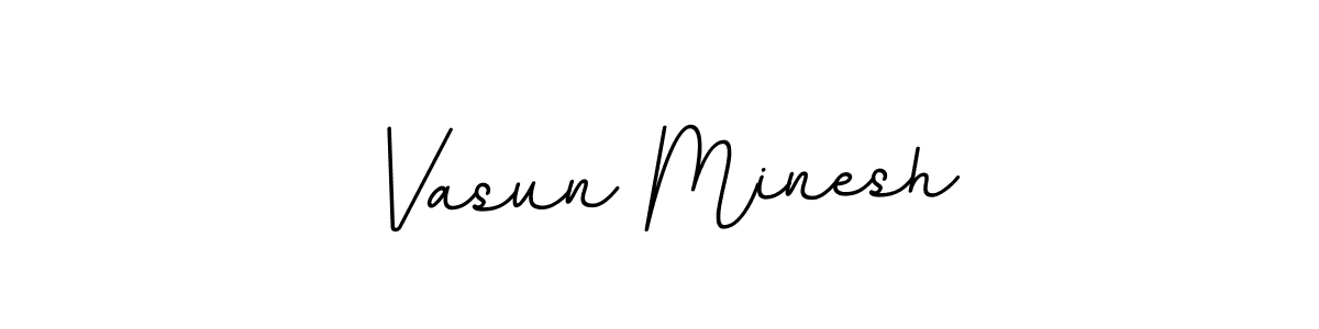 Create a beautiful signature design for name Vasun Minesh. With this signature (BallpointsItalic-DORy9) fonts, you can make a handwritten signature for free. Vasun Minesh signature style 11 images and pictures png