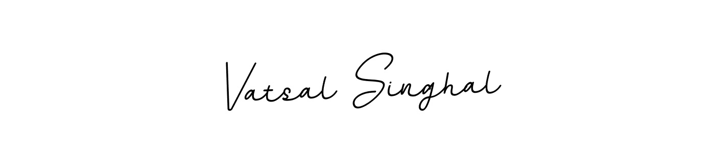 How to make Vatsal Singhal signature? BallpointsItalic-DORy9 is a professional autograph style. Create handwritten signature for Vatsal Singhal name. Vatsal Singhal signature style 11 images and pictures png