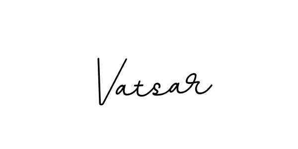 Make a beautiful signature design for name Vatsar. With this signature (BallpointsItalic-DORy9) style, you can create a handwritten signature for free. Vatsar signature style 11 images and pictures png