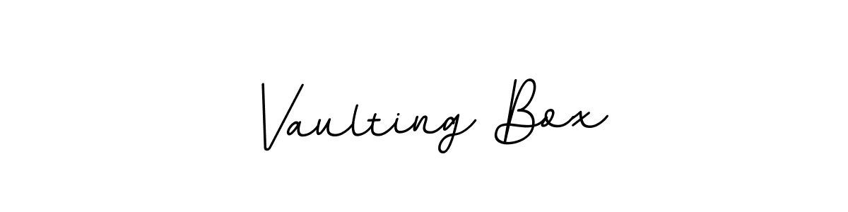 Design your own signature with our free online signature maker. With this signature software, you can create a handwritten (BallpointsItalic-DORy9) signature for name Vaulting Box. Vaulting Box signature style 11 images and pictures png