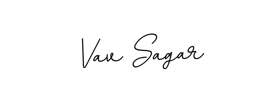 Create a beautiful signature design for name Vav Sagar. With this signature (BallpointsItalic-DORy9) fonts, you can make a handwritten signature for free. Vav Sagar signature style 11 images and pictures png