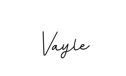 How to make Vayle name signature. Use BallpointsItalic-DORy9 style for creating short signs online. This is the latest handwritten sign. Vayle signature style 11 images and pictures png