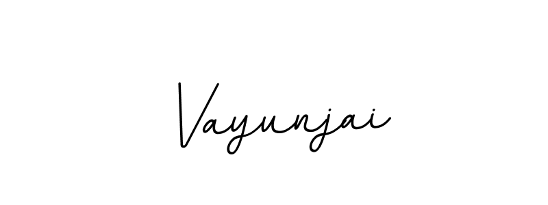 Design your own signature with our free online signature maker. With this signature software, you can create a handwritten (BallpointsItalic-DORy9) signature for name Vayunjai. Vayunjai signature style 11 images and pictures png