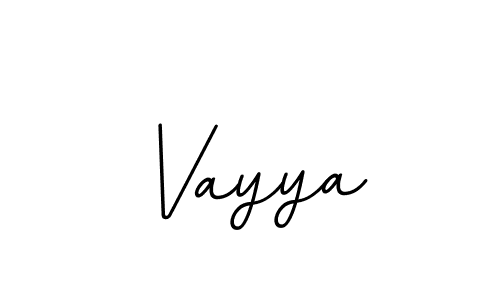 Make a beautiful signature design for name Vayya. With this signature (BallpointsItalic-DORy9) style, you can create a handwritten signature for free. Vayya signature style 11 images and pictures png