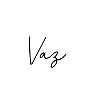 Create a beautiful signature design for name Vaz. With this signature (BallpointsItalic-DORy9) fonts, you can make a handwritten signature for free. Vaz signature style 11 images and pictures png