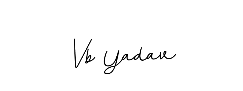 How to make Vb Yadav signature? BallpointsItalic-DORy9 is a professional autograph style. Create handwritten signature for Vb Yadav name. Vb Yadav signature style 11 images and pictures png