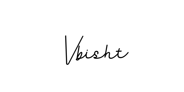 Also we have Vbisht name is the best signature style. Create professional handwritten signature collection using BallpointsItalic-DORy9 autograph style. Vbisht signature style 11 images and pictures png