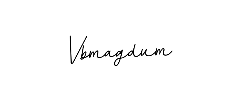 Design your own signature with our free online signature maker. With this signature software, you can create a handwritten (BallpointsItalic-DORy9) signature for name Vbmagdum. Vbmagdum signature style 11 images and pictures png