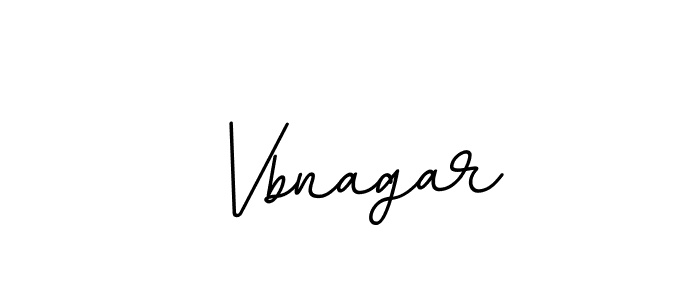 Make a beautiful signature design for name Vbnagar. With this signature (BallpointsItalic-DORy9) style, you can create a handwritten signature for free. Vbnagar signature style 11 images and pictures png