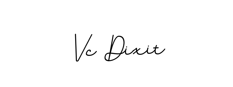 Vc Dixit stylish signature style. Best Handwritten Sign (BallpointsItalic-DORy9) for my name. Handwritten Signature Collection Ideas for my name Vc Dixit. Vc Dixit signature style 11 images and pictures png