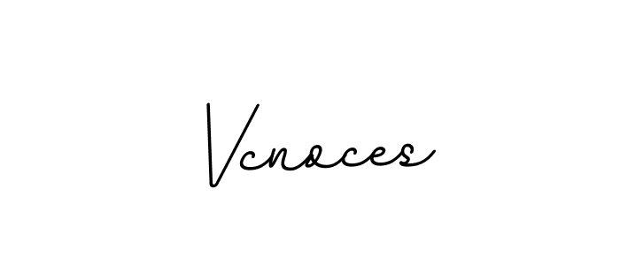 The best way (BallpointsItalic-DORy9) to make a short signature is to pick only two or three words in your name. The name Vcnoces include a total of six letters. For converting this name. Vcnoces signature style 11 images and pictures png