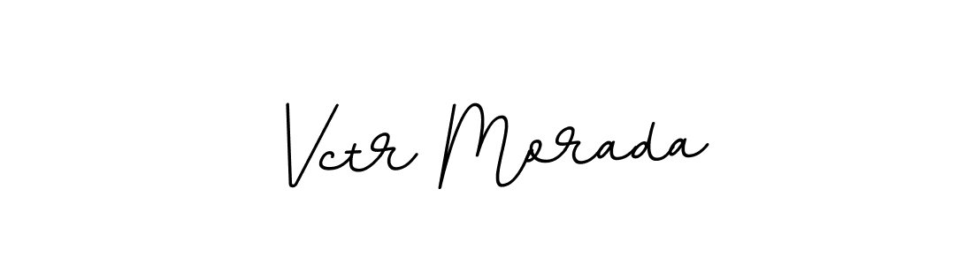 Create a beautiful signature design for name Vctr Morada. With this signature (BallpointsItalic-DORy9) fonts, you can make a handwritten signature for free. Vctr Morada signature style 11 images and pictures png