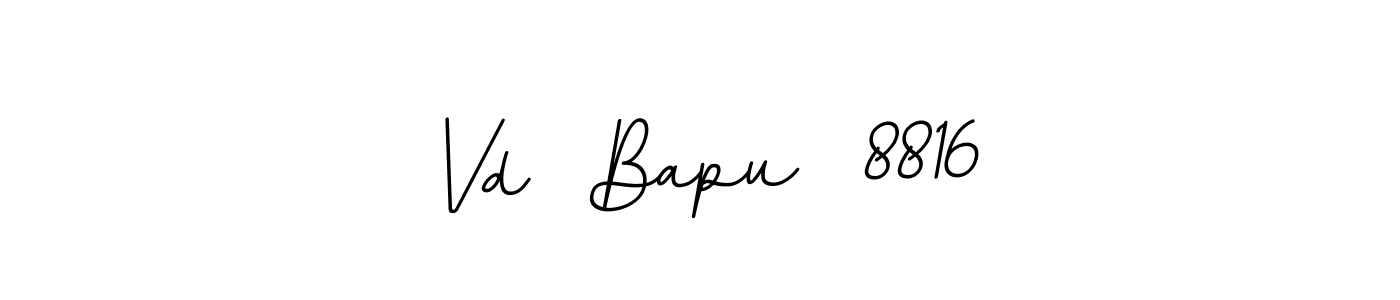 This is the best signature style for the Vd  Bapu  8816 name. Also you like these signature font (BallpointsItalic-DORy9). Mix name signature. Vd  Bapu  8816 signature style 11 images and pictures png