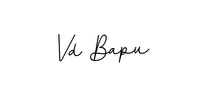 Make a beautiful signature design for name Vd Bapu. Use this online signature maker to create a handwritten signature for free. Vd Bapu signature style 11 images and pictures png