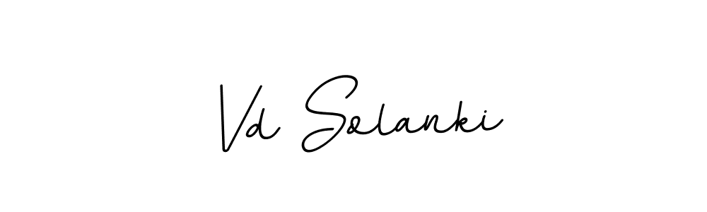 Design your own signature with our free online signature maker. With this signature software, you can create a handwritten (BallpointsItalic-DORy9) signature for name Vd Solanki. Vd Solanki signature style 11 images and pictures png