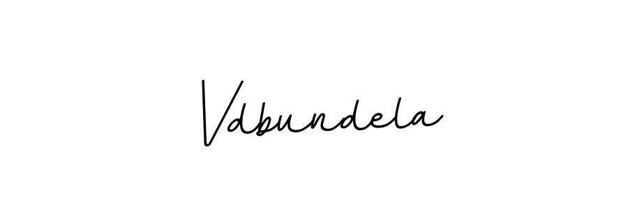 Vdbundela stylish signature style. Best Handwritten Sign (BallpointsItalic-DORy9) for my name. Handwritten Signature Collection Ideas for my name Vdbundela. Vdbundela signature style 11 images and pictures png