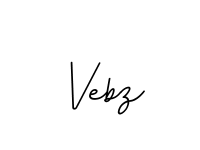Design your own signature with our free online signature maker. With this signature software, you can create a handwritten (BallpointsItalic-DORy9) signature for name Vebz. Vebz signature style 11 images and pictures png