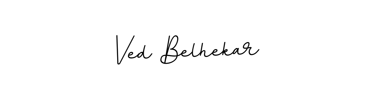 Make a beautiful signature design for name Ved Belhekar. Use this online signature maker to create a handwritten signature for free. Ved Belhekar signature style 11 images and pictures png