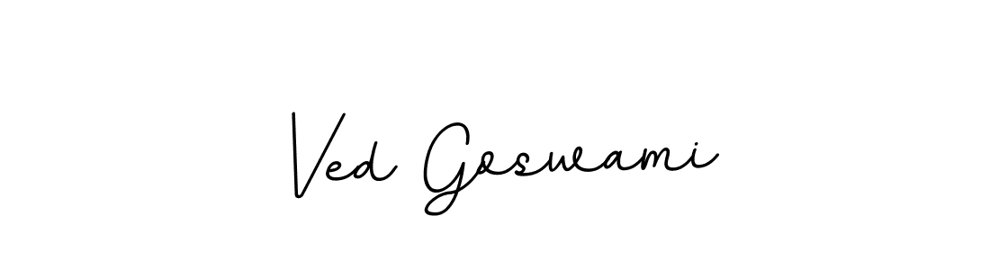 Use a signature maker to create a handwritten signature online. With this signature software, you can design (BallpointsItalic-DORy9) your own signature for name Ved Goswami. Ved Goswami signature style 11 images and pictures png