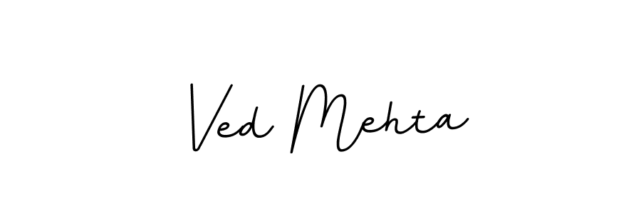 You should practise on your own different ways (BallpointsItalic-DORy9) to write your name (Ved Mehta) in signature. don't let someone else do it for you. Ved Mehta signature style 11 images and pictures png