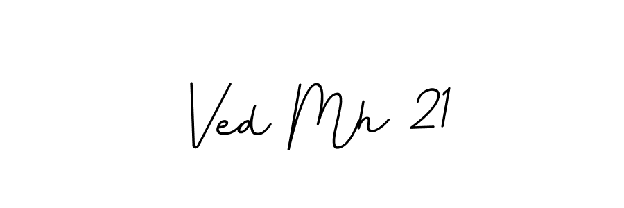 Design your own signature with our free online signature maker. With this signature software, you can create a handwritten (BallpointsItalic-DORy9) signature for name Ved Mh 21. Ved Mh 21 signature style 11 images and pictures png