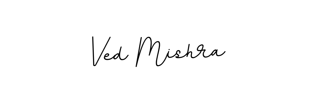 Use a signature maker to create a handwritten signature online. With this signature software, you can design (BallpointsItalic-DORy9) your own signature for name Ved Mishra. Ved Mishra signature style 11 images and pictures png