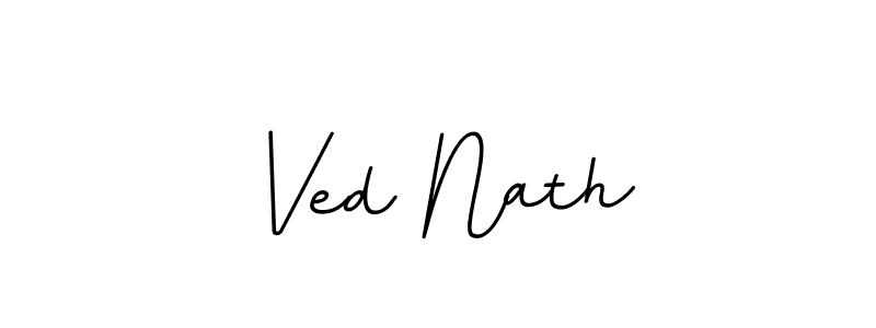 Design your own signature with our free online signature maker. With this signature software, you can create a handwritten (BallpointsItalic-DORy9) signature for name Ved Nath. Ved Nath signature style 11 images and pictures png