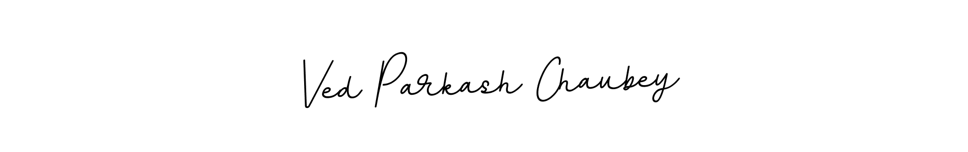 This is the best signature style for the Ved Parkash Chaubey name. Also you like these signature font (BallpointsItalic-DORy9). Mix name signature. Ved Parkash Chaubey signature style 11 images and pictures png