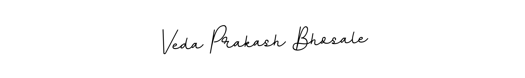 Veda Prakash Bhosale stylish signature style. Best Handwritten Sign (BallpointsItalic-DORy9) for my name. Handwritten Signature Collection Ideas for my name Veda Prakash Bhosale. Veda Prakash Bhosale signature style 11 images and pictures png