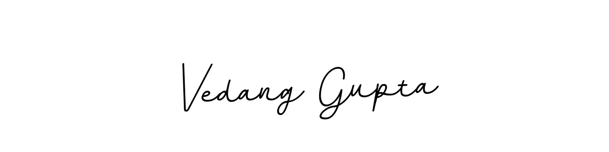 BallpointsItalic-DORy9 is a professional signature style that is perfect for those who want to add a touch of class to their signature. It is also a great choice for those who want to make their signature more unique. Get Vedang Gupta name to fancy signature for free. Vedang Gupta signature style 11 images and pictures png
