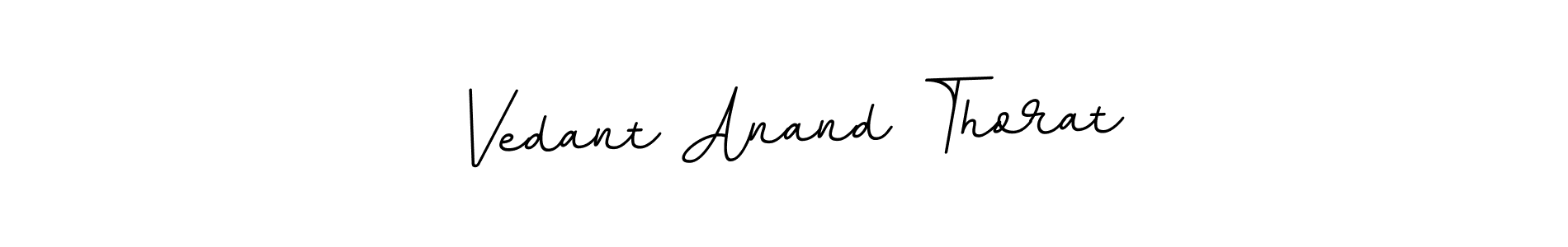 Use a signature maker to create a handwritten signature online. With this signature software, you can design (BallpointsItalic-DORy9) your own signature for name Vedant Anand Thorat. Vedant Anand Thorat signature style 11 images and pictures png