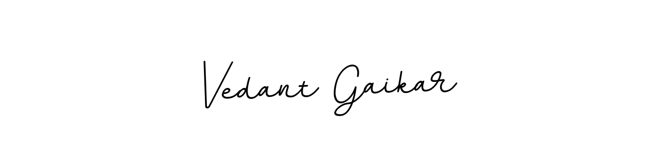 How to make Vedant Gaikar name signature. Use BallpointsItalic-DORy9 style for creating short signs online. This is the latest handwritten sign. Vedant Gaikar signature style 11 images and pictures png