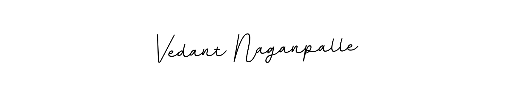 Design your own signature with our free online signature maker. With this signature software, you can create a handwritten (BallpointsItalic-DORy9) signature for name Vedant Naganpalle. Vedant Naganpalle signature style 11 images and pictures png