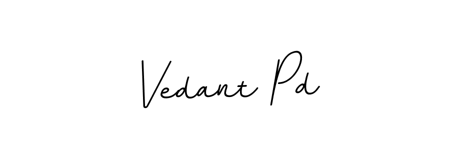 Also we have Vedant Pd name is the best signature style. Create professional handwritten signature collection using BallpointsItalic-DORy9 autograph style. Vedant Pd signature style 11 images and pictures png