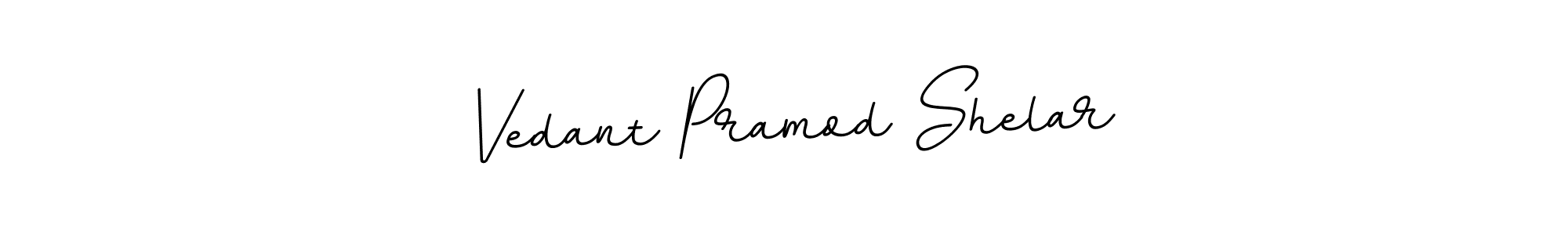 Design your own signature with our free online signature maker. With this signature software, you can create a handwritten (BallpointsItalic-DORy9) signature for name Vedant Pramod Shelar. Vedant Pramod Shelar signature style 11 images and pictures png