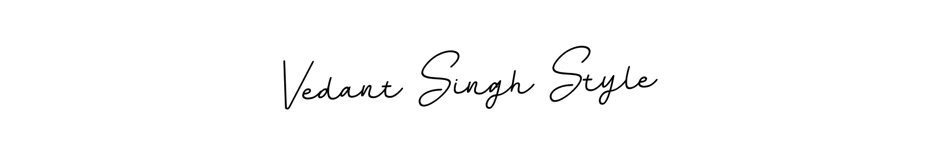 How to make Vedant Singh Style name signature. Use BallpointsItalic-DORy9 style for creating short signs online. This is the latest handwritten sign. Vedant Singh Style signature style 11 images and pictures png