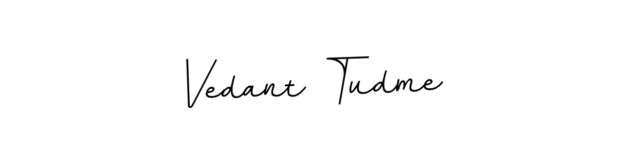 You should practise on your own different ways (BallpointsItalic-DORy9) to write your name (Vedant Tudme) in signature. don't let someone else do it for you. Vedant Tudme signature style 11 images and pictures png