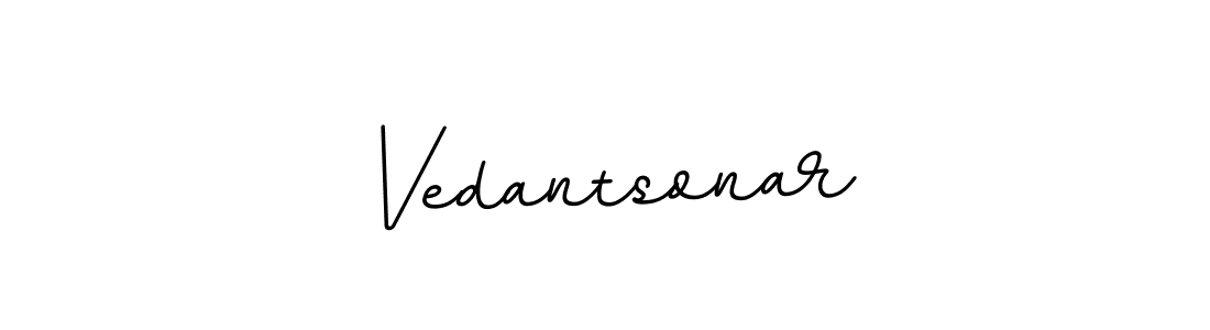 Create a beautiful signature design for name Vedantsonar. With this signature (BallpointsItalic-DORy9) fonts, you can make a handwritten signature for free. Vedantsonar signature style 11 images and pictures png